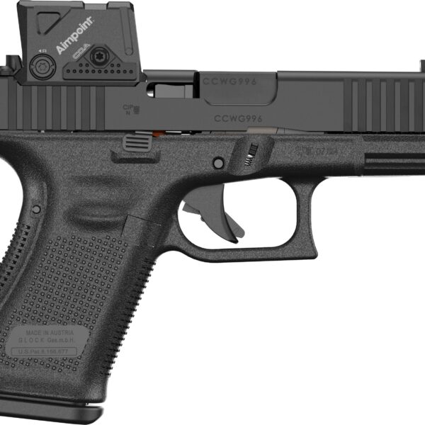 Glock 19 Gen 5 9mm MOS8 W/ Aimpoint COA Red Dot PA195SB03MOS8A3