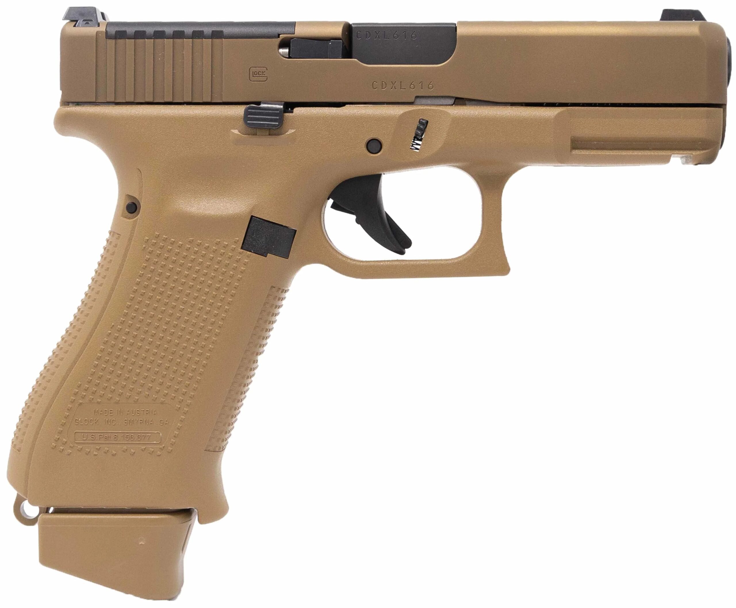 Glock 19X 9mm FDE MOS Optics Ready Gen 5 19 PX1950703MOS