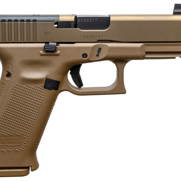 Glock 19X 9mm FDE MOS Threaded Barrel 19 Round Capacity PX1950S03MOSTB