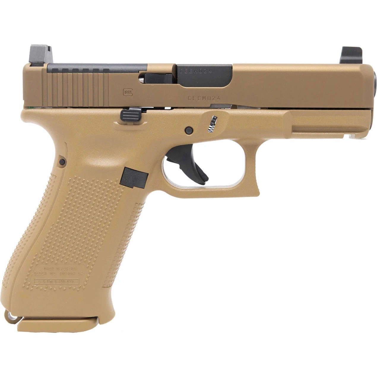 Glock 19X Gen 5 9mm MOS Optics Ready Ameriglo Sights 10 Round Capacity PX1950S01MOS