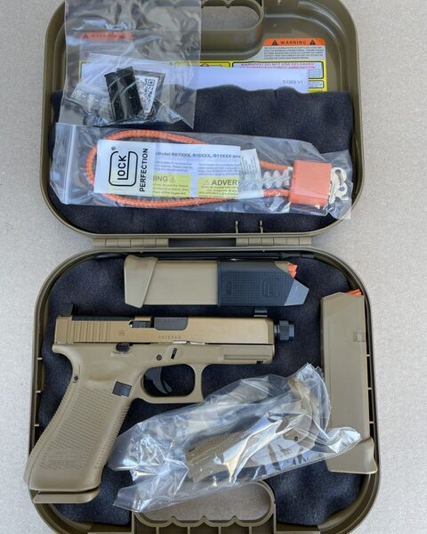Glock 19XV 9mm FDE MOS Threaded Barrel 19 Round Capacity PV1950S03XMOSTB