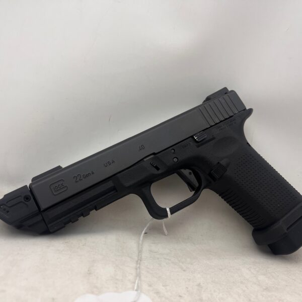Glock 22 Gen 4 w Comp Lone Wolf Barrel Fiber Optic Sight