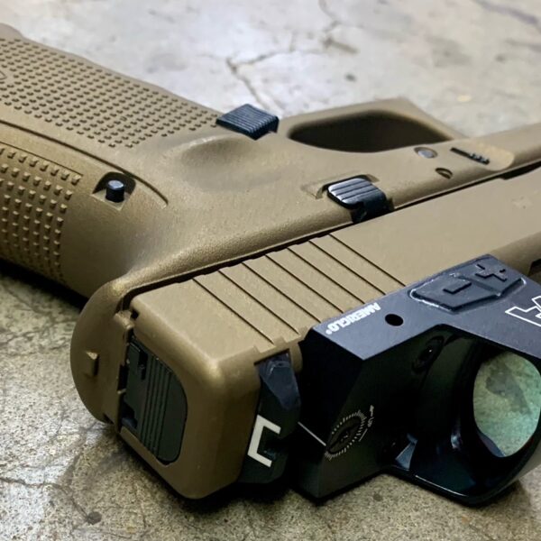 Glock 23 Gen 4 Burnt Bronze Ameriglo Red Dot RMR Police Trade MOS 1x13rd Mag