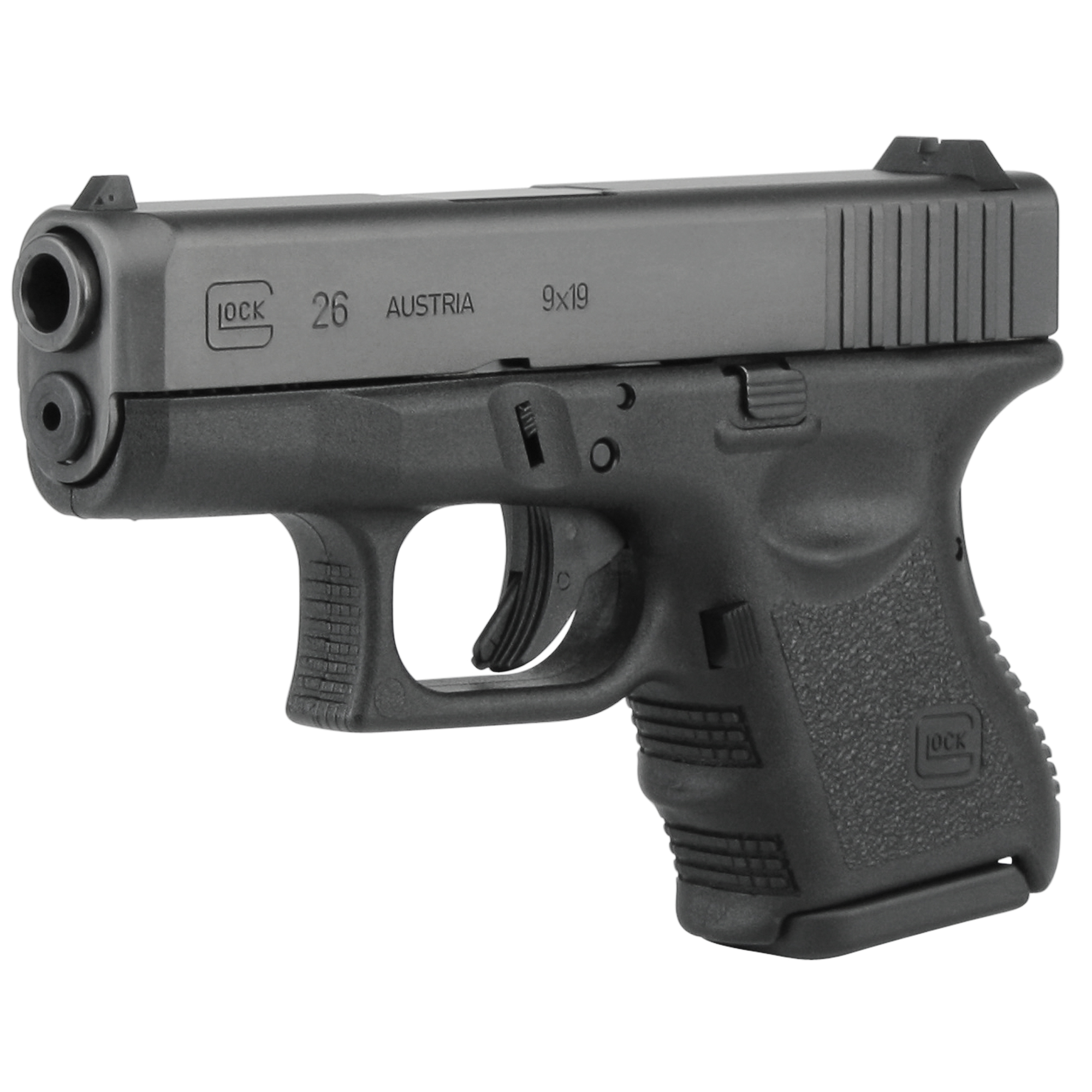 Glock 26 Gen 3 9mm Luger 2-10 Round Capacity Magazines (Factory Rebuilt) UR26509