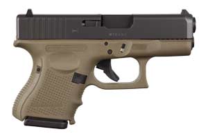 Glock 26 Gen 4 OD Green 9mm Luger PG2657201 - used