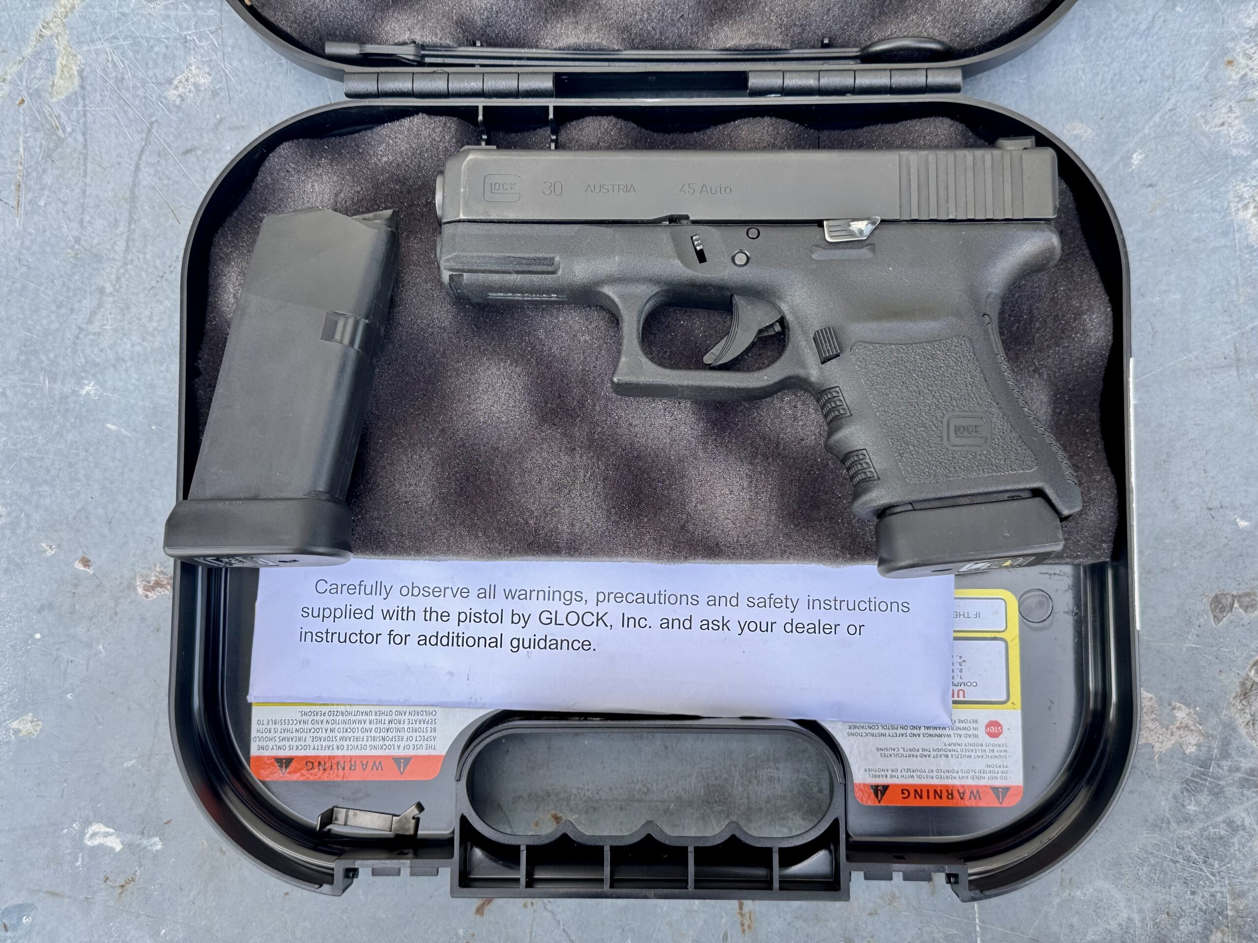 Glock 30SF Gen 3 45 ACP 3.78" 10rd G30-SF CCW Original Box Discontinued