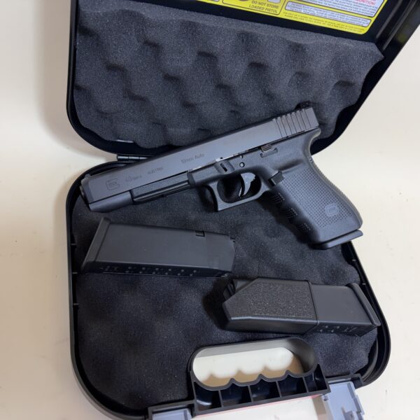 Glock 40 Gen4 MOS 10mm Auto – 6.02" Long Slide, Austrian Made, 3 Magazines
