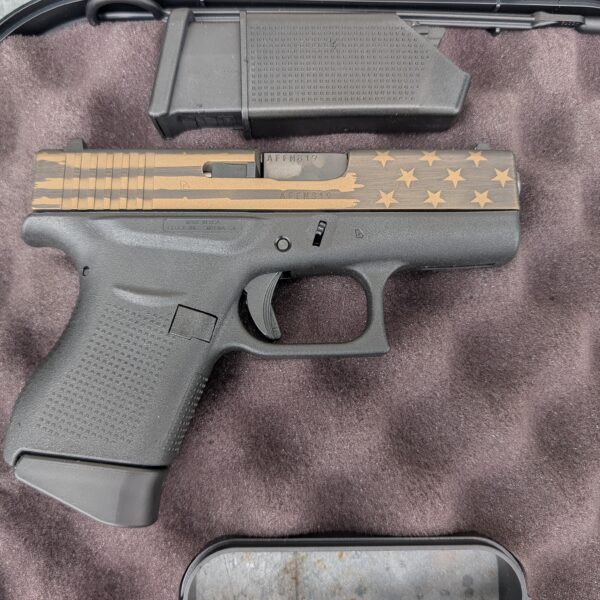 GLOCK 43 9MM ELITE BRONZE FLAG UI4350204
