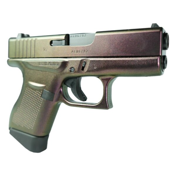 Glock 43 9mm Shimmering Razor-Back 2-6 Rd Mags UI4350201RB