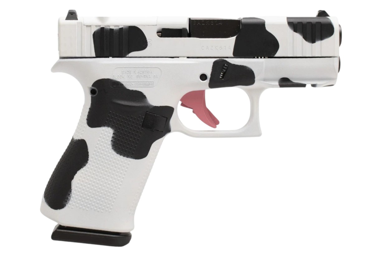 Glock 43x 9mm MOS Optics Ready Cow Print PX4350204FRMOSMOO