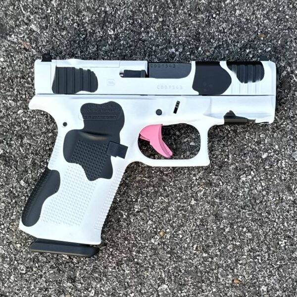 Glock 43x 9mm MOS Optics Ready Cow Print UX4350204-MOO
