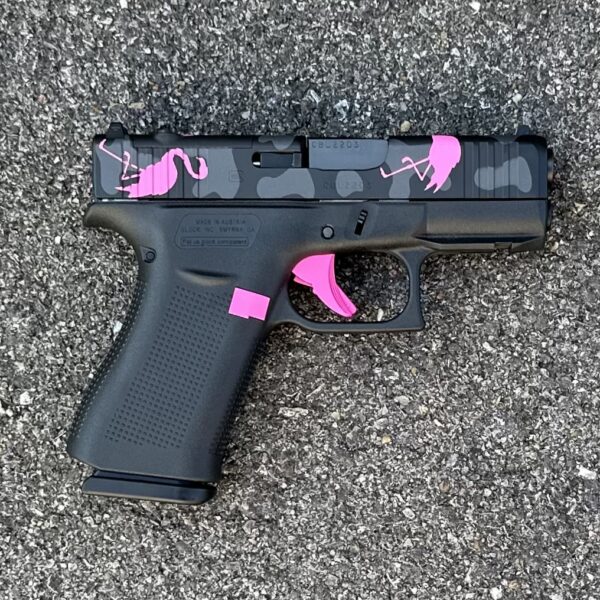 Glock 43x 9mm MOS Optics Ready Miami Mingo Flamingo PX4350204FRMOS-MM