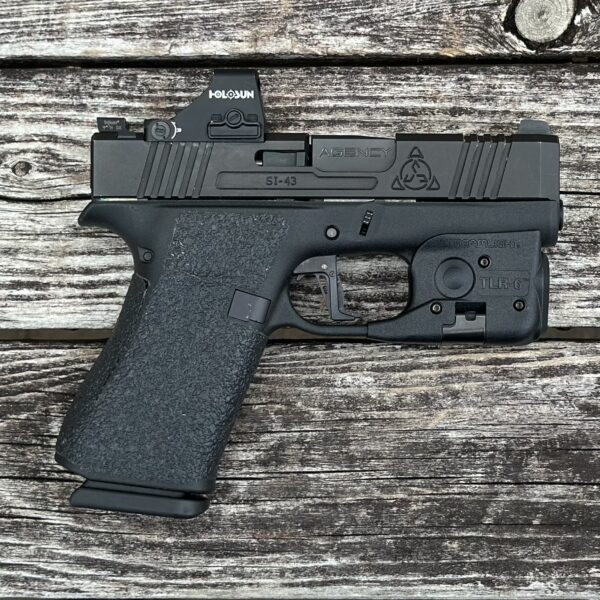 Glock 43X 9mm W/ Holosun 507K Shadow Systems Slide Agency Barrel CMC Trigger