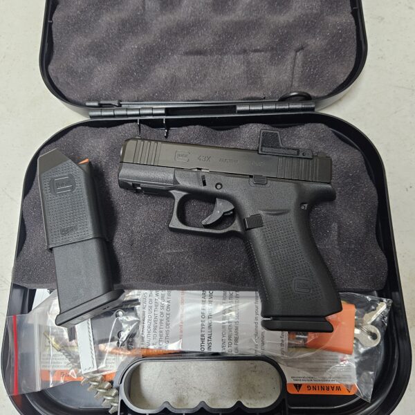GLOCK 43X MOS 9MM 3.39" BARREL 10-ROUNDS With Romeo Zero OPTIC RMR