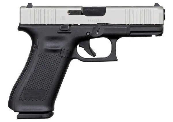 Glock 45 9mm Luger 3-17 rd Mags 'Shimmering Aluminum' Slide ACG-57036
