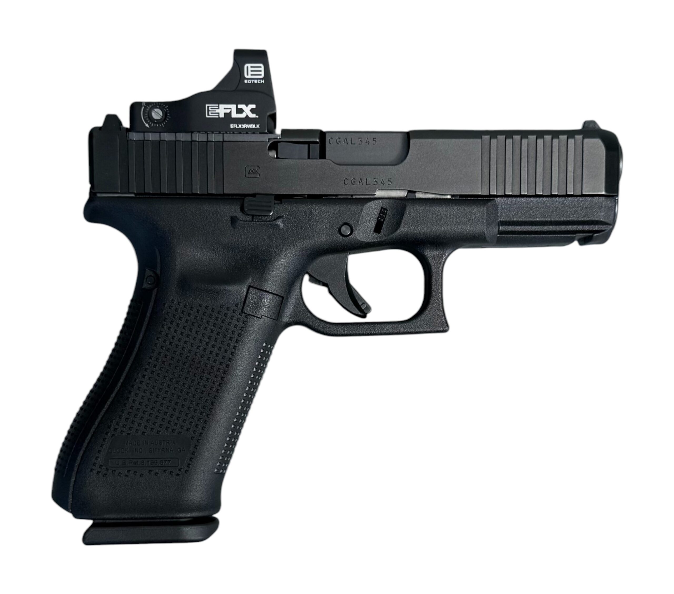 Glock 45 Gen 5 9mm MOS W/ Eotech EFLX Red Dot 17 Round Capacity G45 PA455E203MOS
