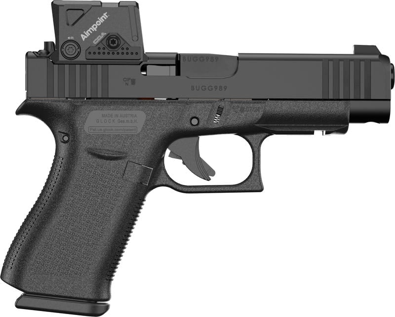Glock 48 9mm MOS8 W/ Aimpoint COA Red Dot PA4850B01FRMOS8A4