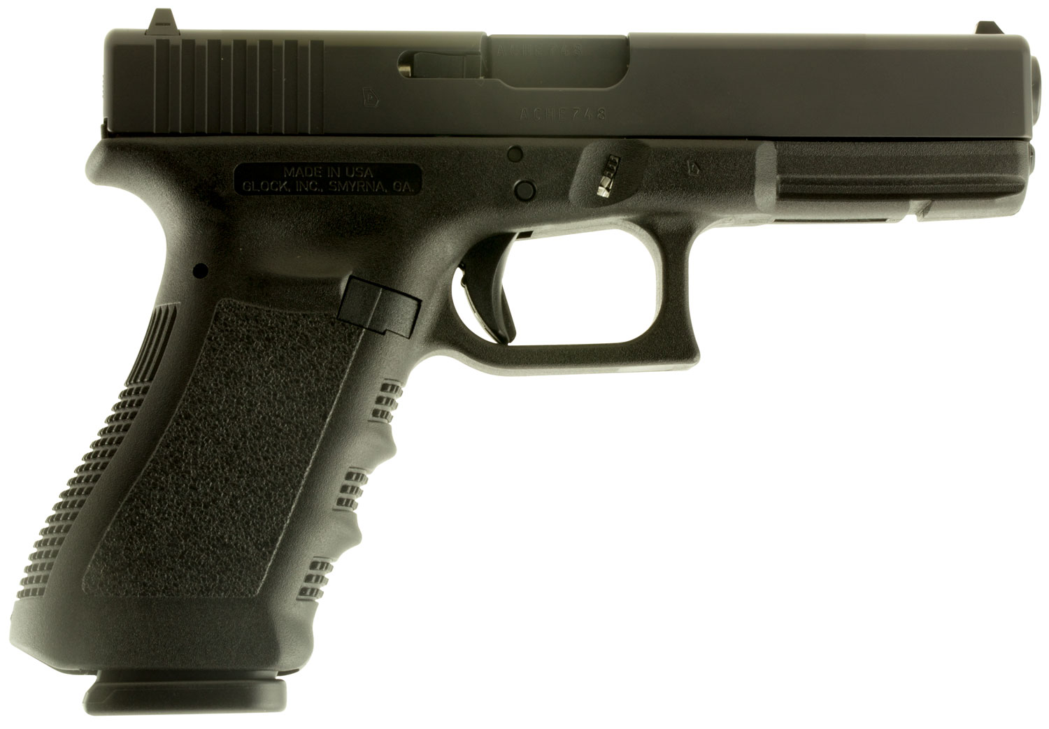 Glock G17 Gen 3 Full Size 9mm Luger 10+1 4.48" Black USA Made UI1750201