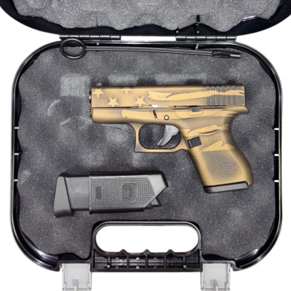 Glock G43 9mm American Flag Edition 6+1 Slimline Carry Pistol