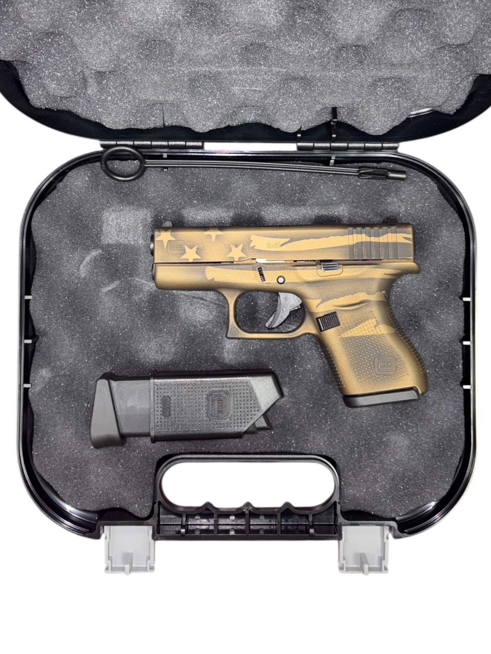 Glock G43 9mm American Flag Edition 6+1 Slimline Carry Pistol