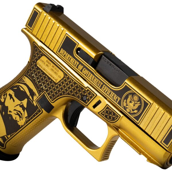 Glock G43X 9mm DOGE 43X Gold Trump 10 Round Capacity UX4350201FRDGE