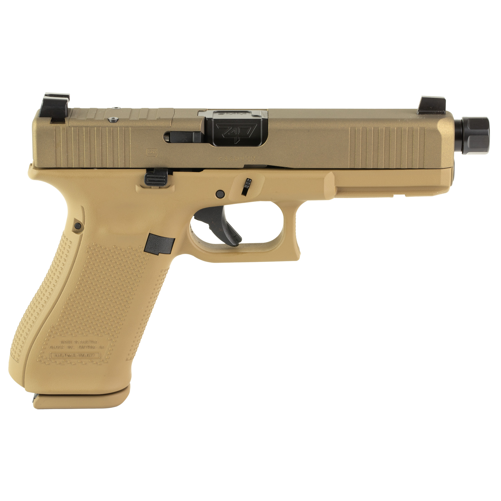 Glock Model 17XOR Gen 5 9mm FDE Threaded Barrel RMR Cut 17 PA175S203-X-SCT