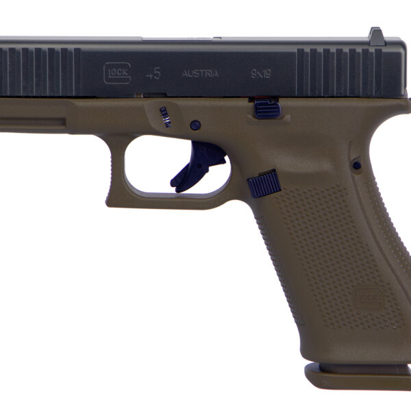 Glock Model 45 Gen 5 9mm G45 FDE 17 Round Capacity PA455S203DE