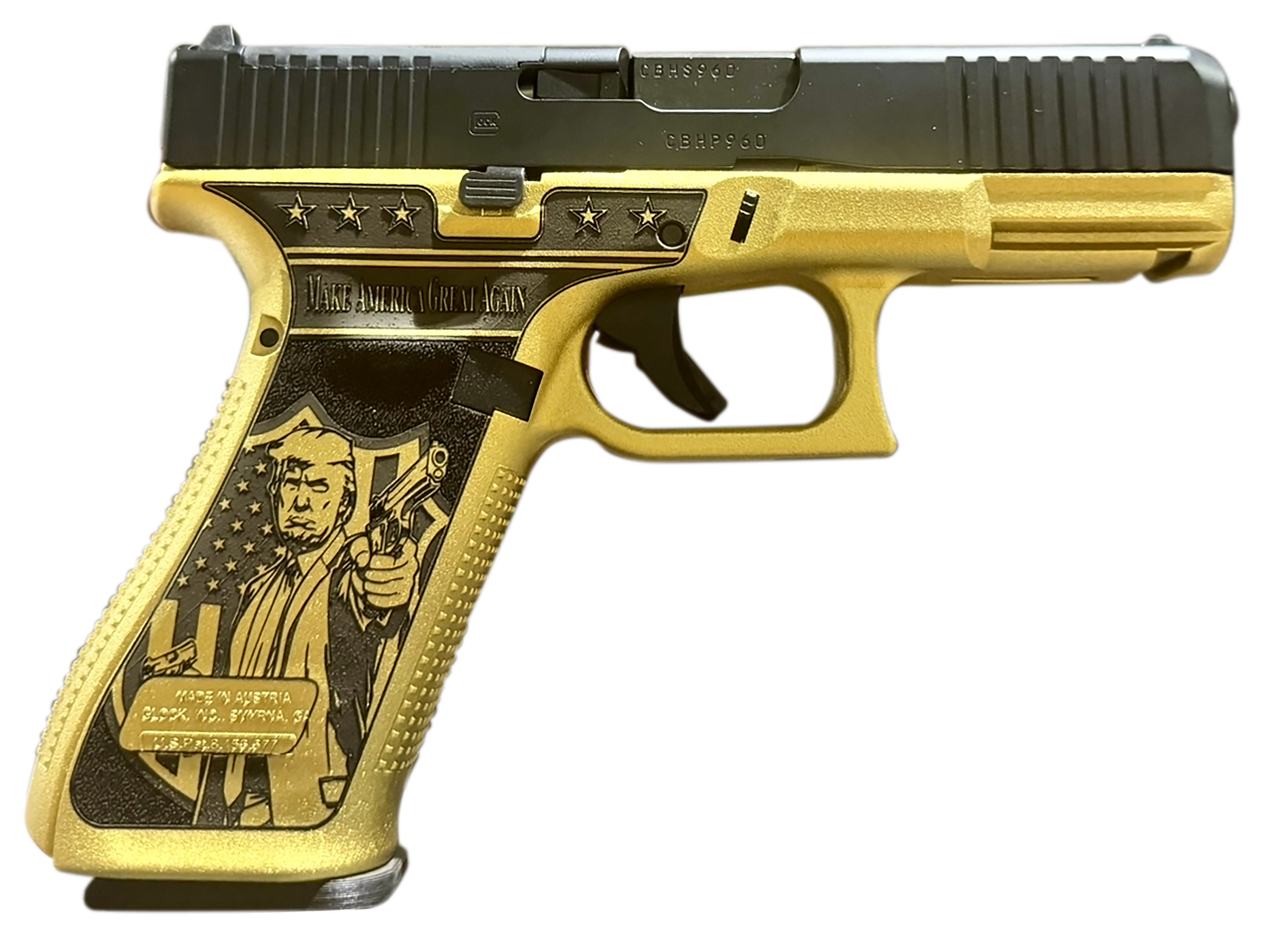Glock Model 45 Gen 5 9mm MOS Don Wick Trump G45 PA455S204MOSNDONWICK