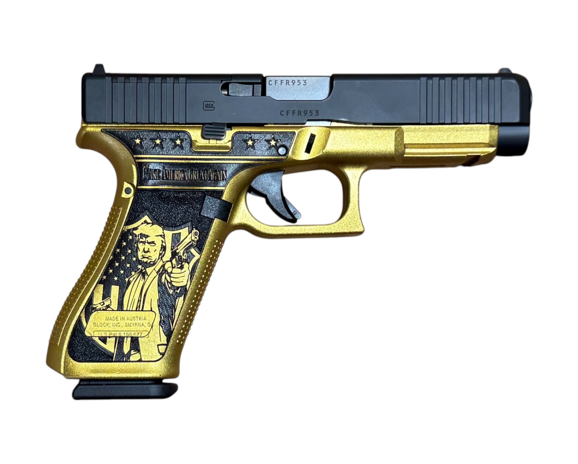 Glock Model 47 Gen 5 9mm MOS Don Wick Trump G47 PA475S204MOSNDONWICK