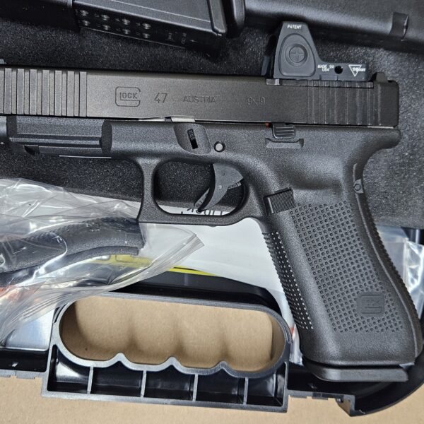 Glock Model 47 Gen 5 9mm MOS Optics Ready With Trijicon RMR Mounted