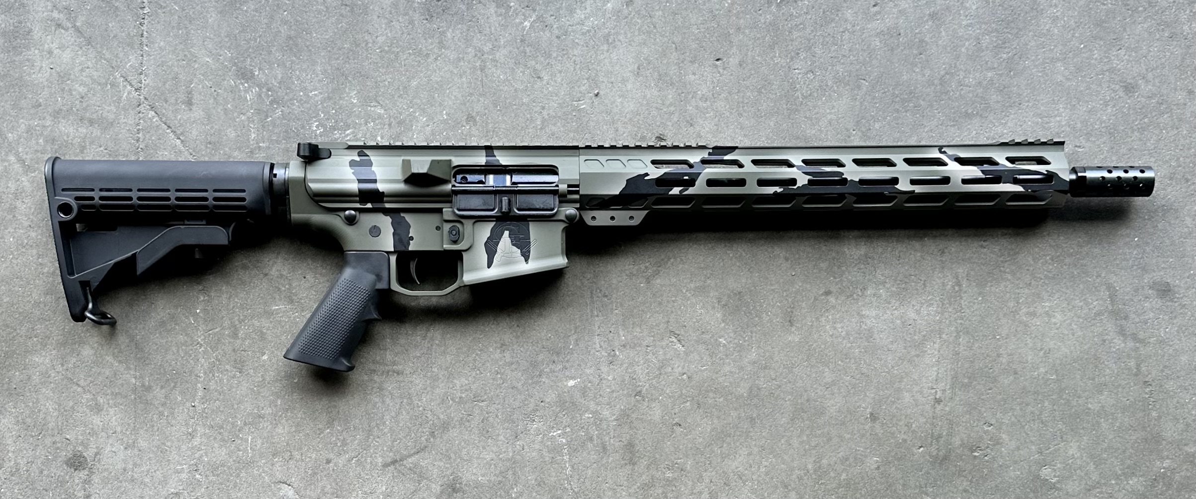 Great Lakes Firearms AR-10 308 Pursuit Green Camo AR10 GL10308P-GRN16