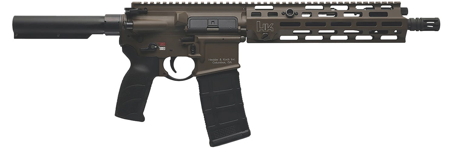Heckler & Koch MR556 A4 556 Nato 11" Barrel Patriot Brown MLok MR556A4 81001201