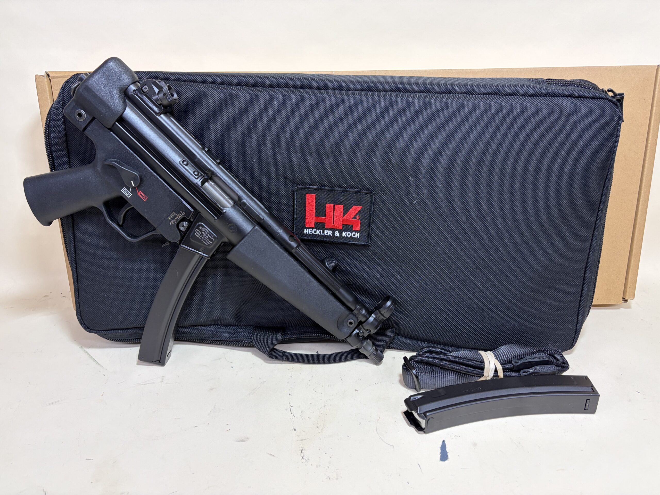 Heckler & Koch SP5 9mm Pistol – MPN 81000477, Made in Germany, 2 30-Round Magazines & HK Soft Case