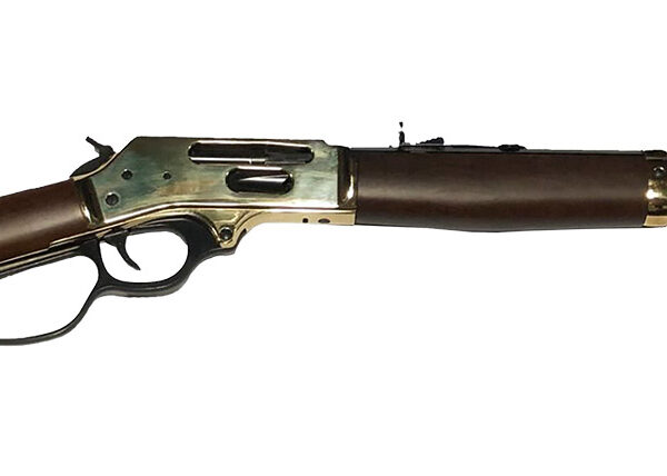 Henry H009BGL Side Gate 30-30 Win 5+1 20" Blued Octagon Barrel, Polished Brass Rec, American Walnut Furniture, Large Loop Lever, Adj. Sight