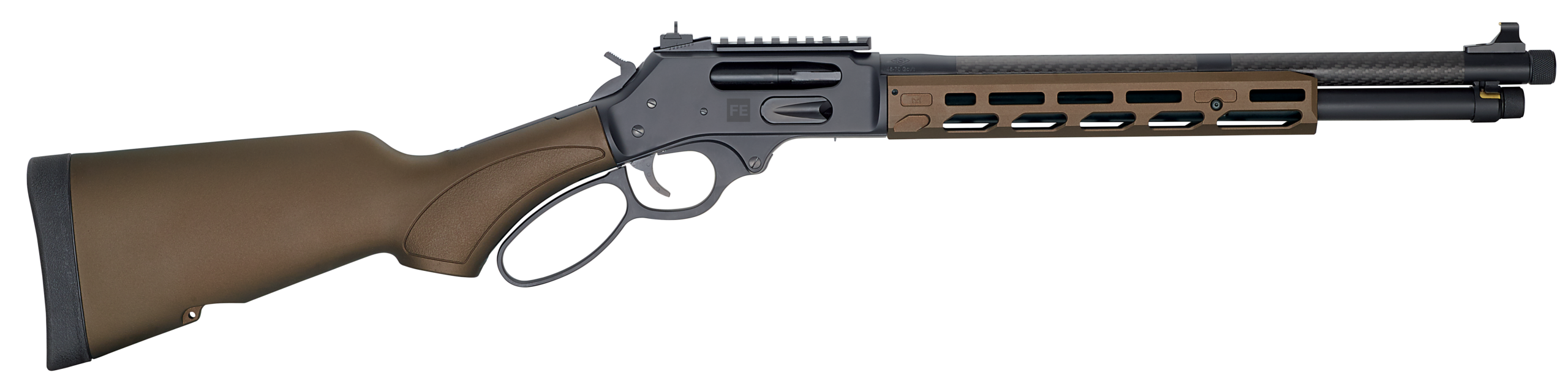 Henry Hush Series SPD CRUSR 45-70 Carbon Fiber 16" Threaded Barrel Midnight Bronze H010FE