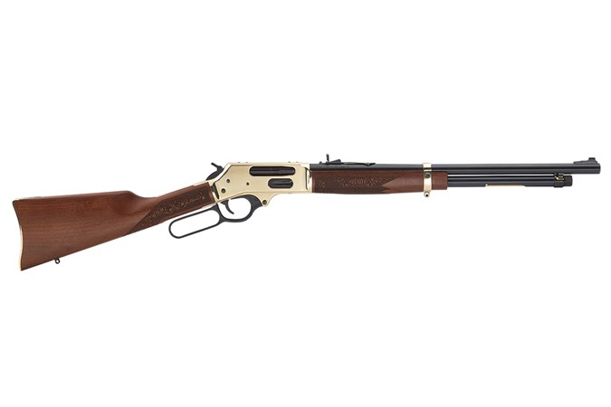 Henry Repeating Arms Big boy Brass Lever action Golden boy Sidegate .45-70