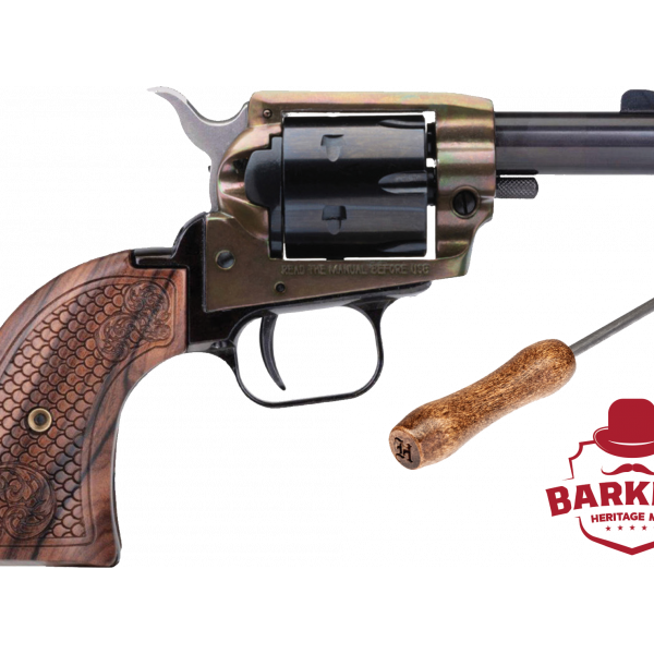 Heritage Barkeep 22 LR 2" Barrel Scrolled Wood Grips BK22CH2WBRN10