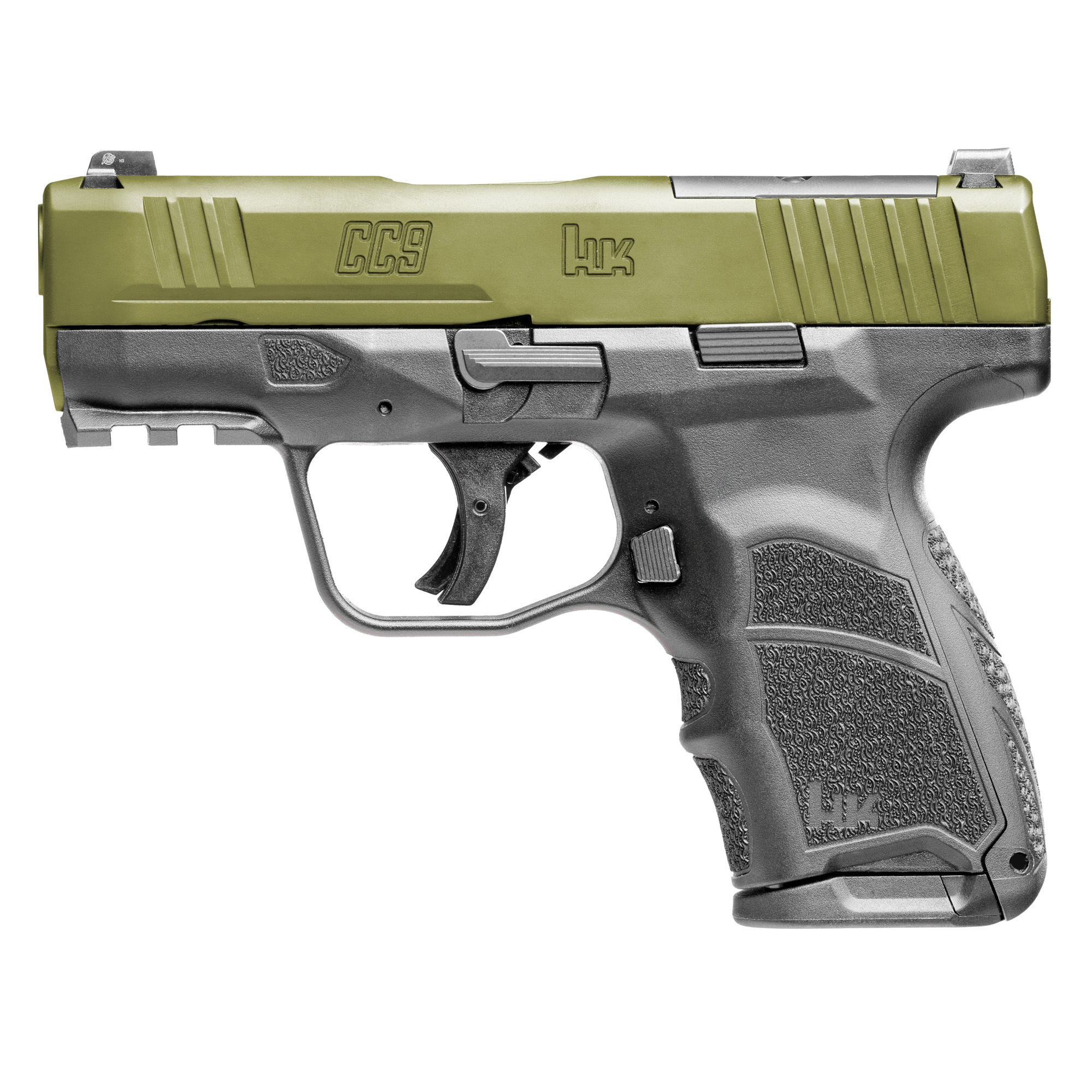 HK Heckler & Koch CC9 9mm Optics Ready Micro Compact Bazooka Green 81001401