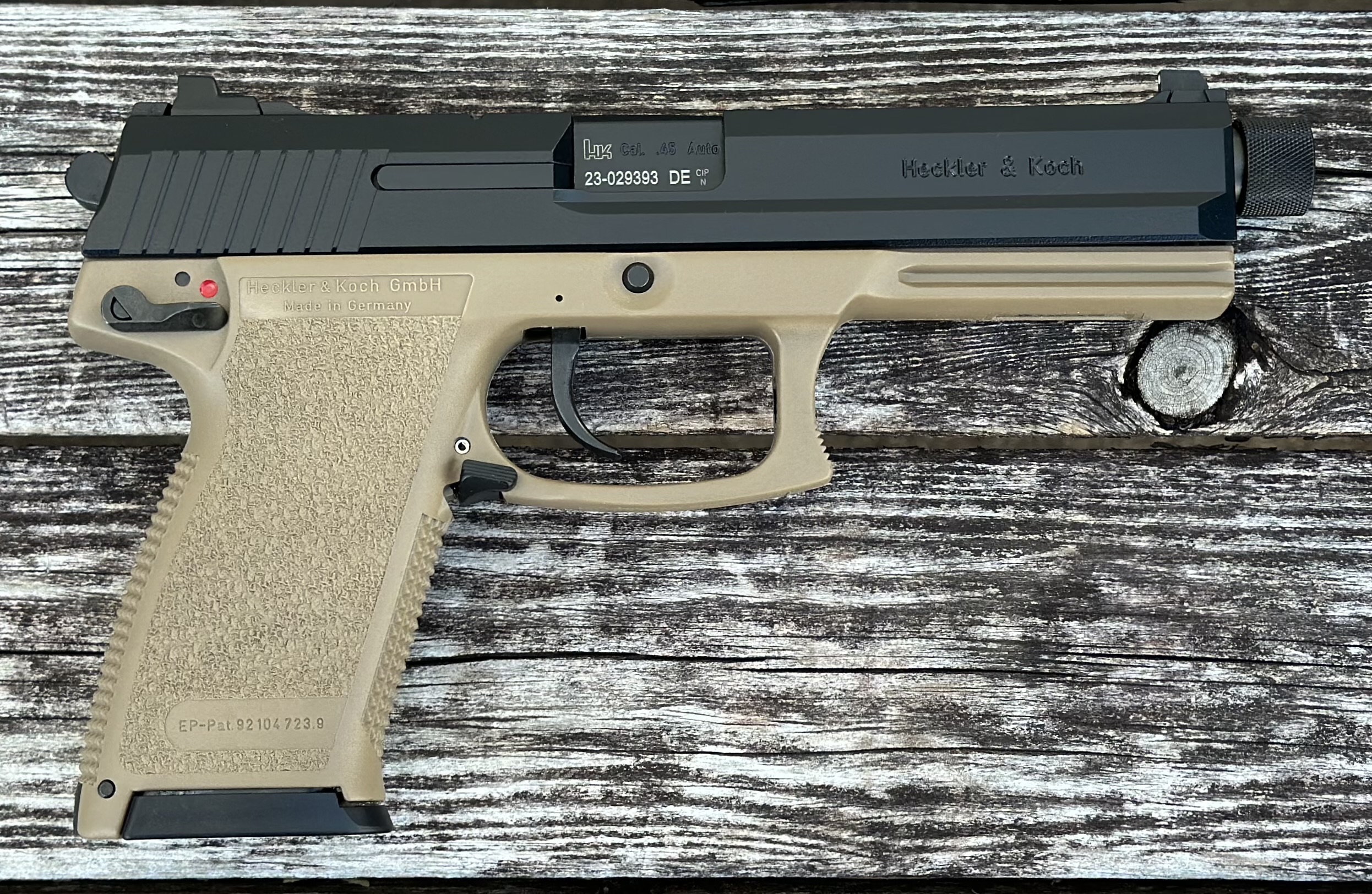 HK Heckler & Koch Mark 23 45 ACP FDE Threaded Barrel 12 Round Capacity 81000868
