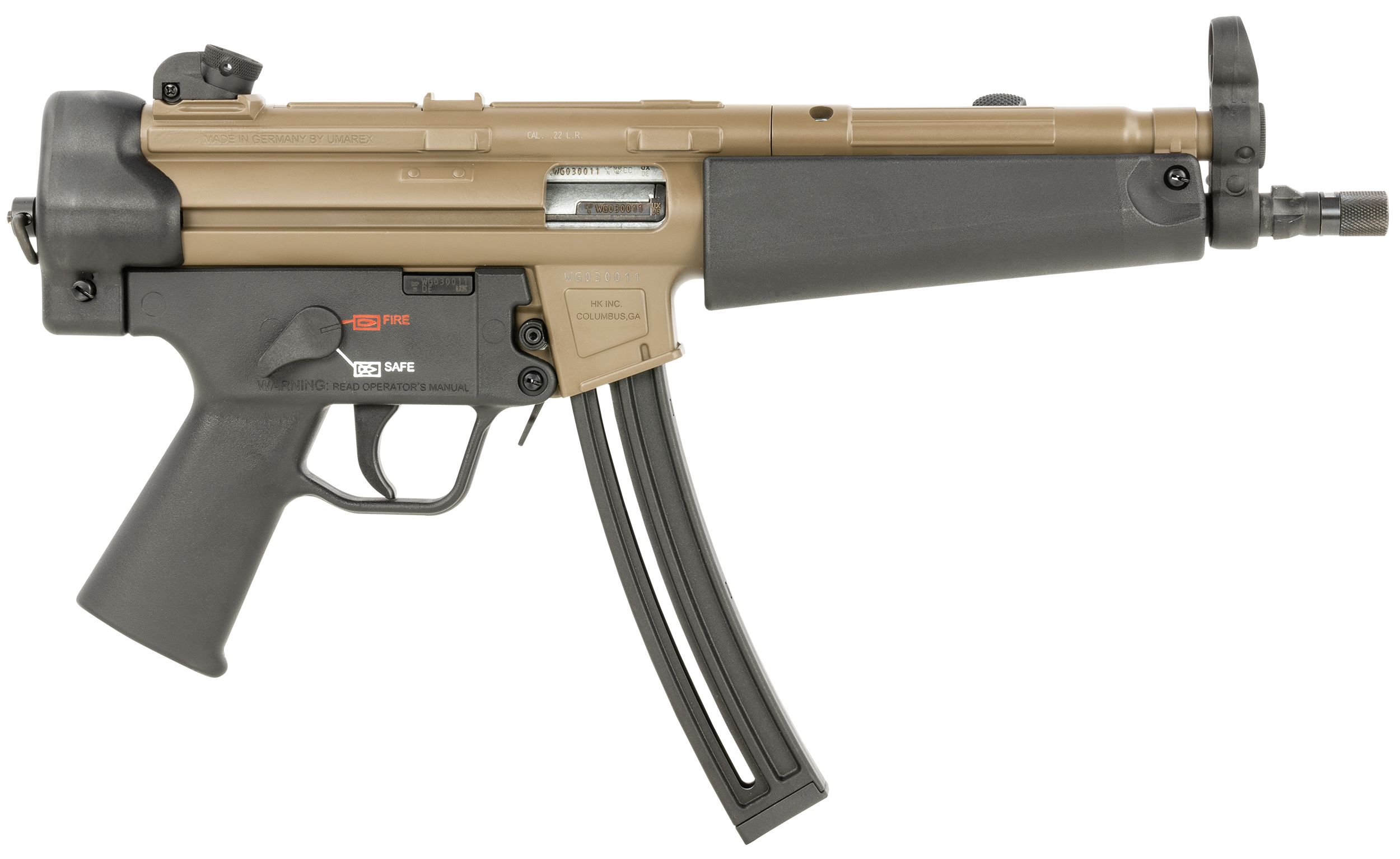 HK Heckler & Koch MP5 22 LR FDE 25 Round Capacity 81000629