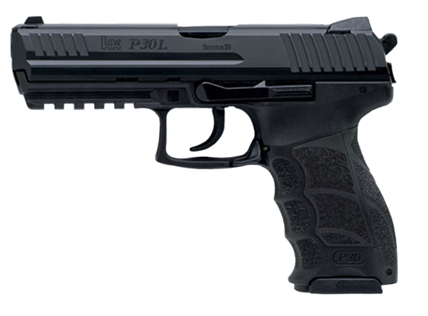 HK Heckler & Koch P30L V3 9mm 10 Round Capacity P30 Decocker 81000121