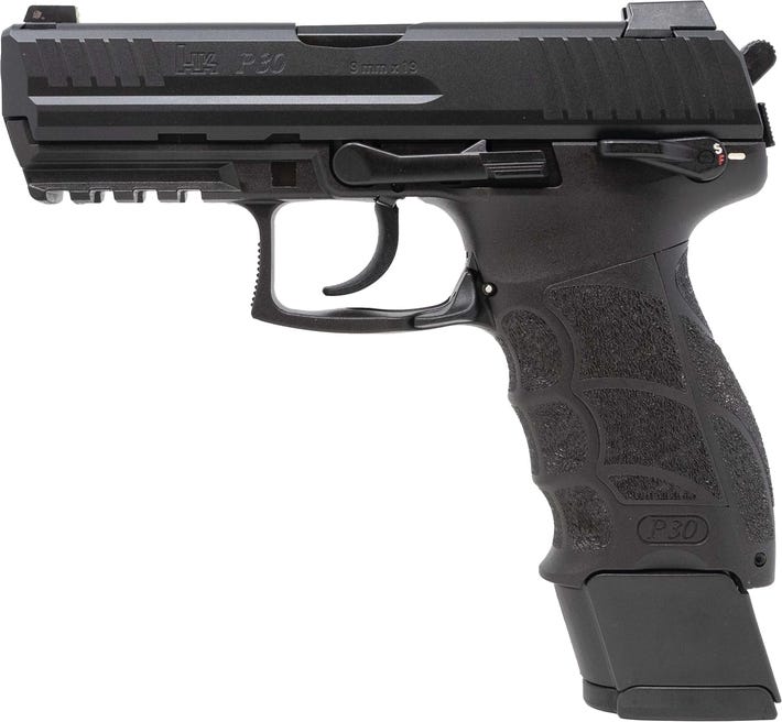 HK Heckler & Koch P30S V3 9mm P30 20 Round Capacity 81001102