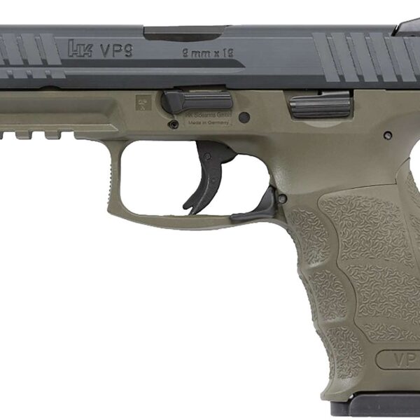 HK Heckler & Koch VP9 9mm OD Green 10 Round Capacity 81000235
