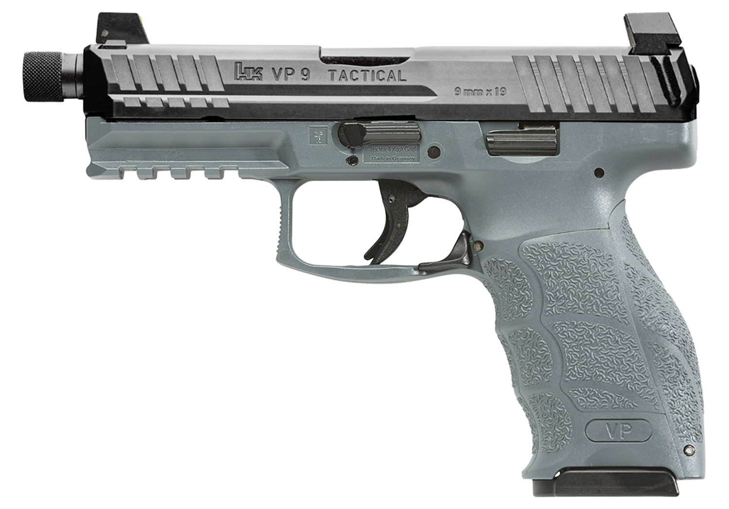HK Heckler & Koch VP9 Tactical 9mm Threaded Barrel Exclusive Grey 81000786