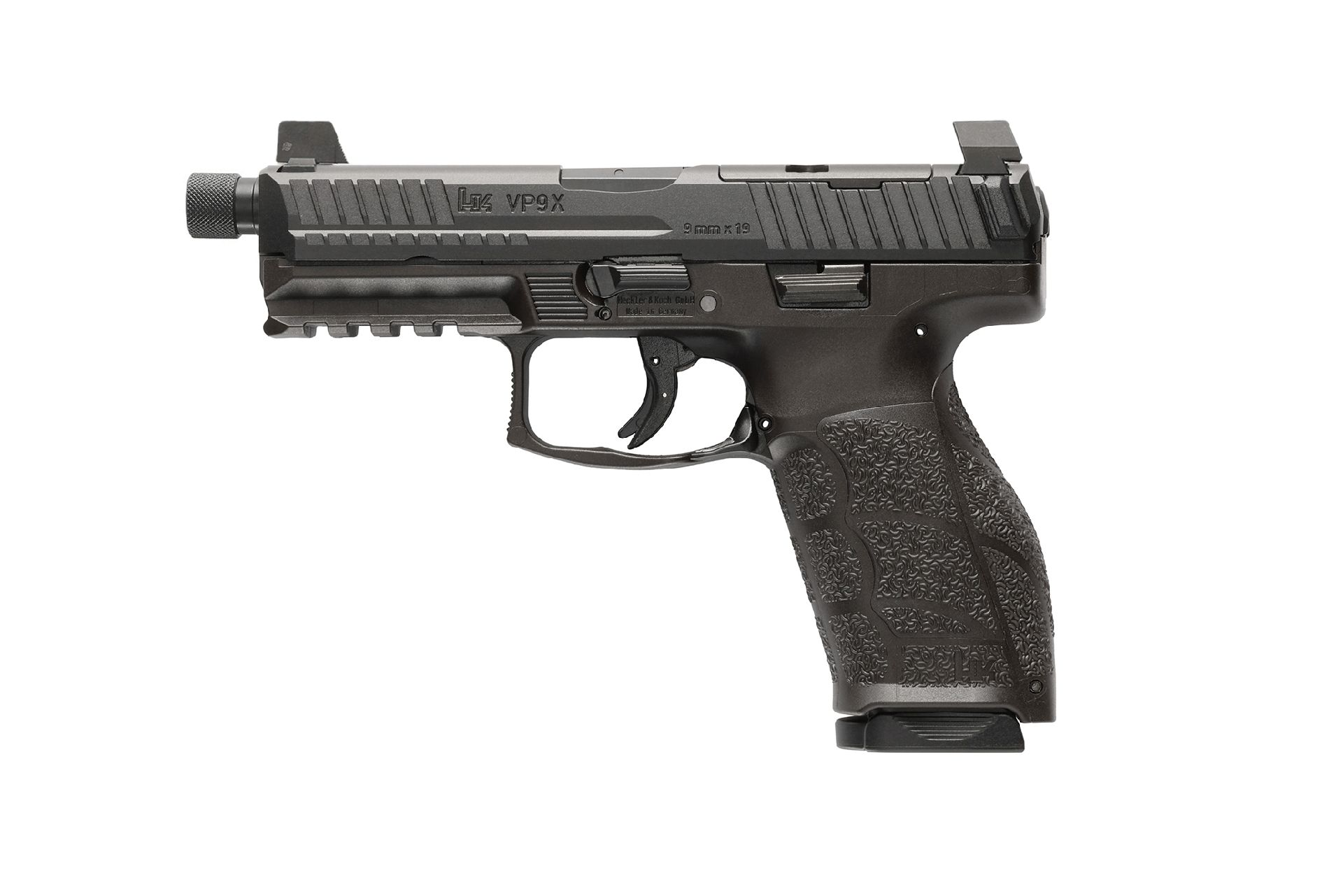 HK Heckler & Koch VP9A1 X Tactical 9mm Threaded Barrel Optics Ready 20 Round Capacity 81001223