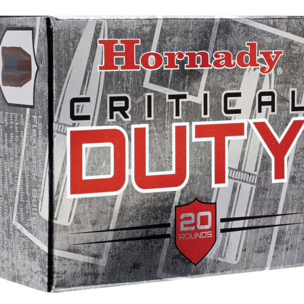 HORNADY 91256 CRITICAL DUTY 10MM 175 GRAIN FLEXLOCK 20 RNDS