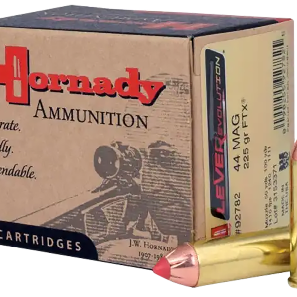 HORNADY 92782 LEVEREVOLUTION 44 REM MAG 225 GRAIN FLEX TIP 20 RNDS
