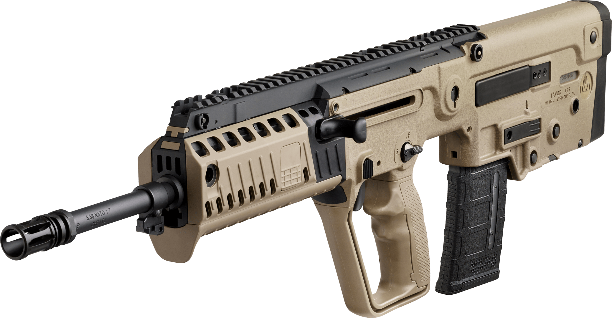 IWI Tavor X95 556 NATO 18" Barrel FDE XFD18