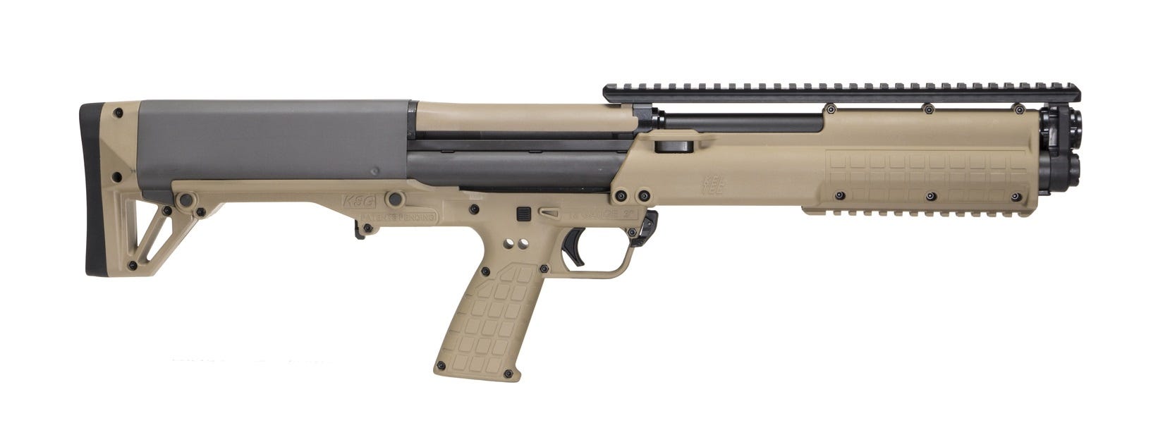Kel-Tec KSG 12 Ga FDE Pump Action Bullpup KSG-CK-TAN