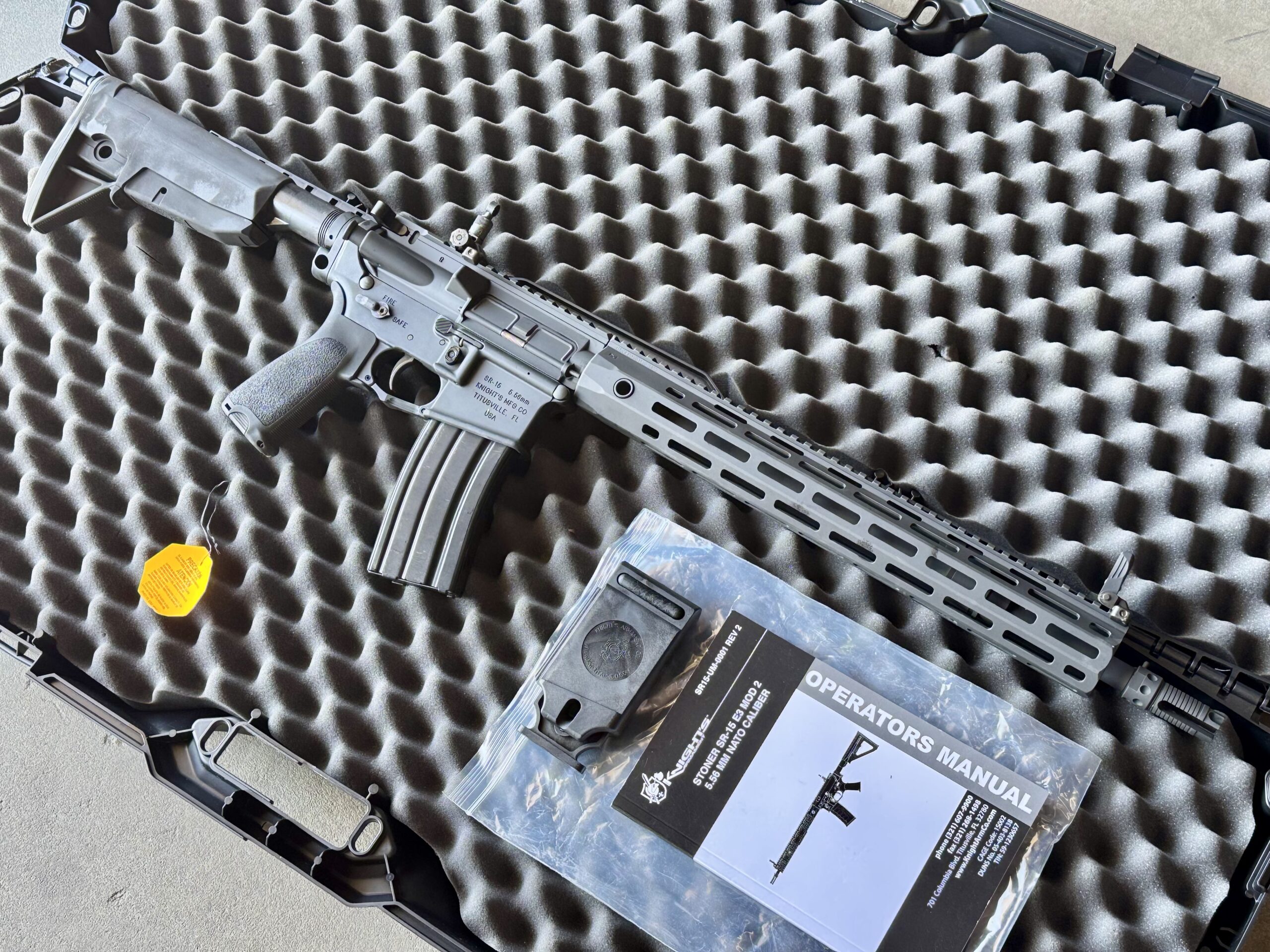 Knights Armament SR-15 Mod 2 16" 5.56 URX 4 IWS KAC PN 31900 Discontinued